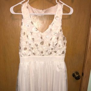 Champagne colored dress